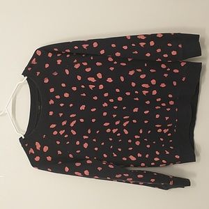 J. Crew Blue Abstract XS Pullover